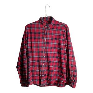 Slate & Stone Women's Red Long Sleeve Button-down Flannel